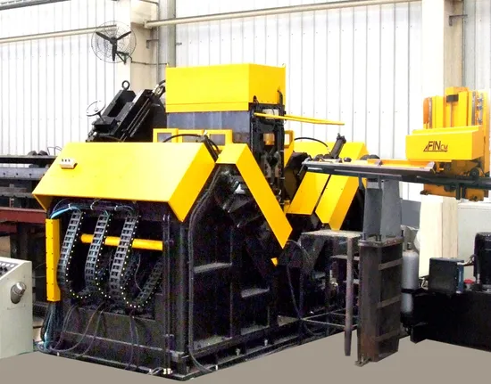 CNC Angle Steel Automatic Drilling Cutting Marking Line Machine