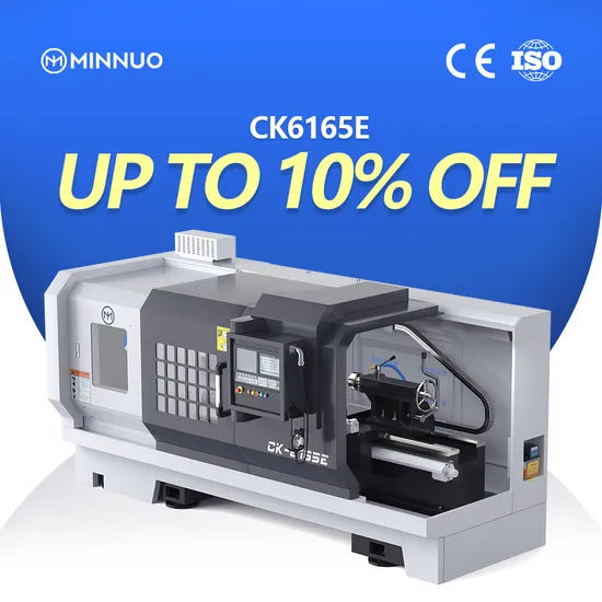 Low Price Ck6165e Slant Bed Lathe Machine with Long Time Working