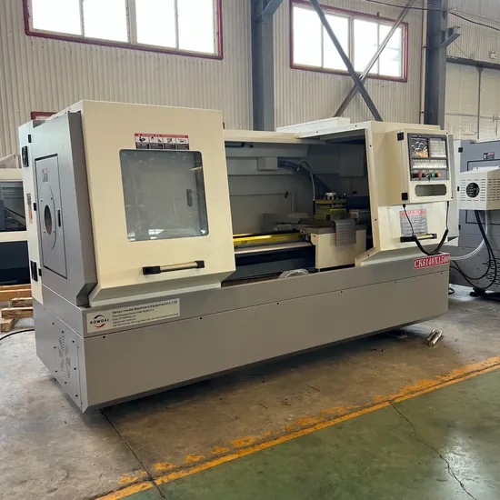 High-Quality GSK Fanuc CNC Flat Bed Ck6140 Metal Turning Center Machine Lathe