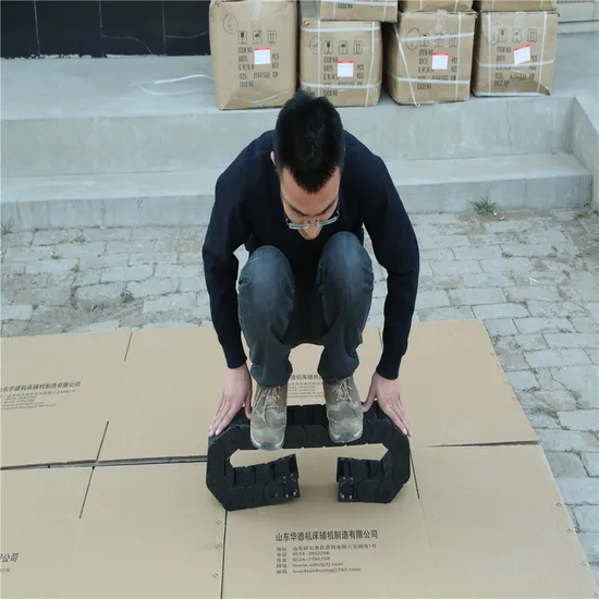 Factory Workshop Reinforce Plastic Cable Chain Flexible Cable Tray Hose Carrier Drag