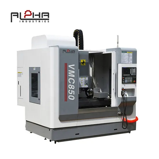 Automatic High Efficiency Vmc850 Industrial Machining Center Equipped with Spiral Blades