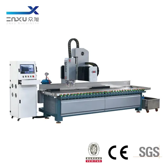 Zxx-E0725 Glass Processing Center CNC Cutout Machine for Minimalist Door Glass