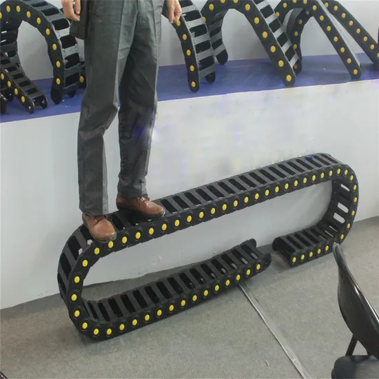 Flexible Wire Protection Chain with High-Durability Plastic for CNC Machine Applications