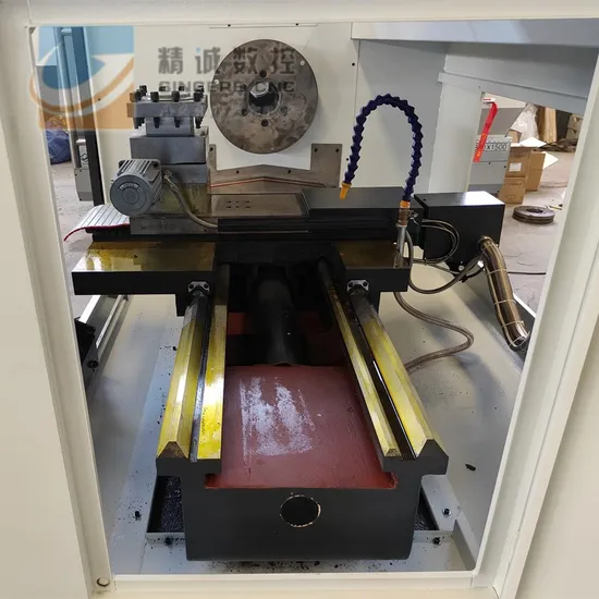 Horizontal Flat Track CNC Machine Ck6163 Automobile Wheel Hub Machining