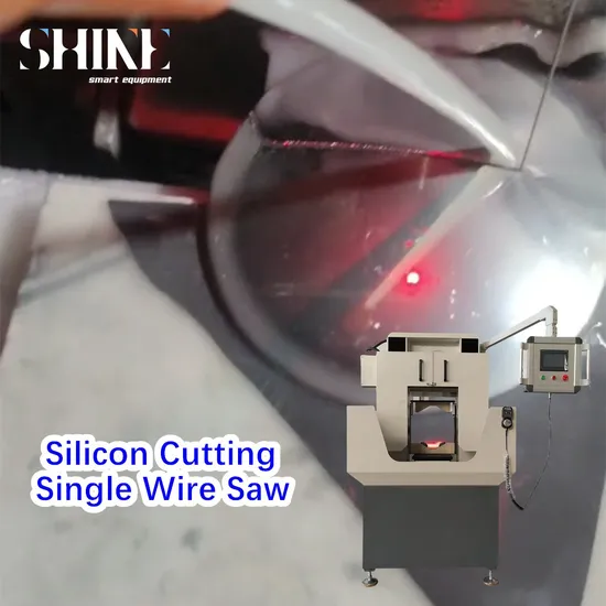 CNC Single Diamond Wire Saw for Efficient Silicon Ingot Sawing and Top & Tail Cut in Solar Industry