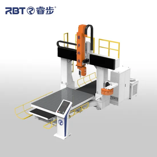 CNC 5 Axis High Efficiency Grinding Punching and Cutting Machine for ABS/PC/PE/Composite Material/Wood