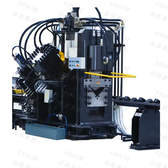 Tower Fabrication Machine FINCM CNC Transmission Tower Power Transmission Steel Shear Shearing Marking Punching Machine