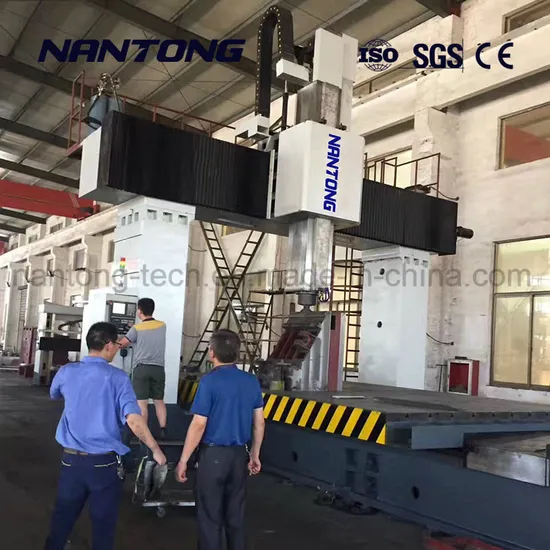 Fashion Metal-Forming Tools 0.01~0.02 (mm) Milling Vertical CNC Gantry Machining Center Machine