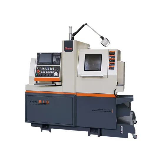 Swiss CNC Dual Spindle Lathe High-Speed with Linear Guide Rail