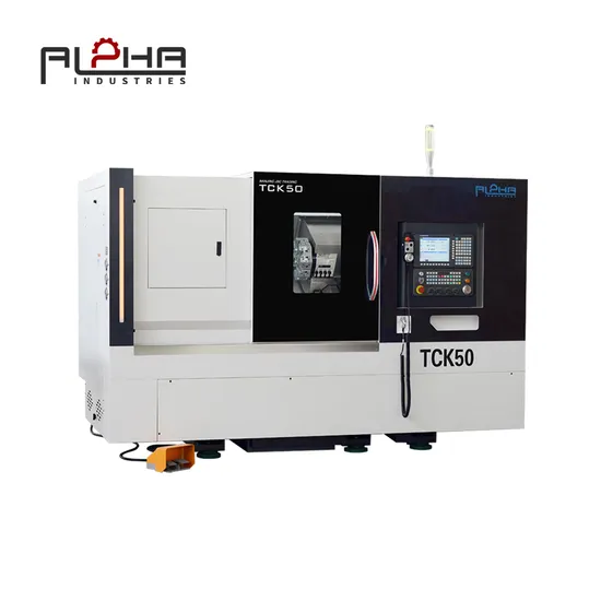 Lathe Machine Tck50 for Large Workpieces and Precision Cutting