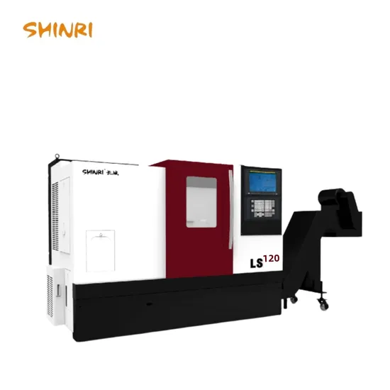 Ls120 Small 30° CNC Slant Bed Lathe with 8t Hydraulic Turret Machine Tool