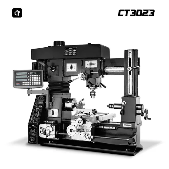 CT3023 3 in 1 Mini Lathe Mill Drill Combo Lathe
