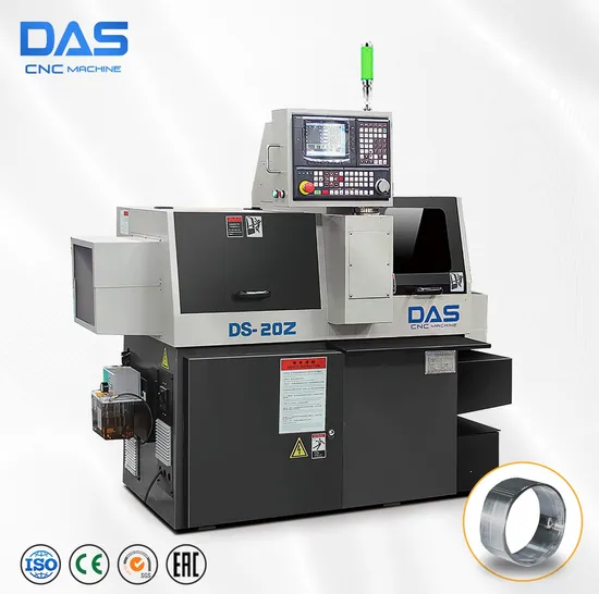Swiss Type CNC Lathe Flat Bed Machine with Bar Feeder Guide Bushing