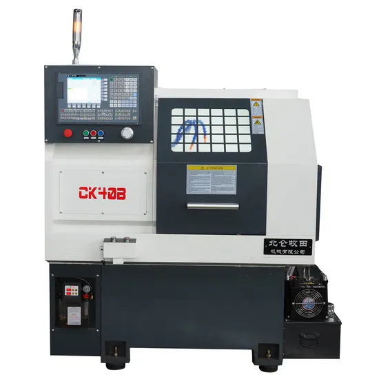 Automatic High Precision High Speed Linear Rail Flat Bed Gang Tools CNC Machine CNC Mini Metal Lathe