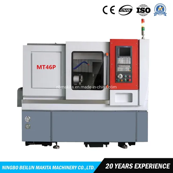 Inclined Linear Guide Rail Slant Bed Automatic Cutting CNC Lathe Machine with Milling Drilling Head