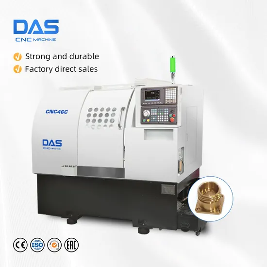 Das 46c Torno CNC High Precision Metal CNC Lathe Machine