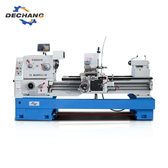 Torno Mecanico Horizontal Conventional Universal Lathes Ca6261 Manual Gap Bed Parallel Precision Metal Lathe