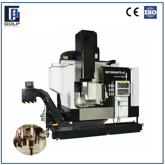 CNC Vertical Lathe with Full Servo 12t Bt50 Tool Magazine for Drilling/Milling/Turning
