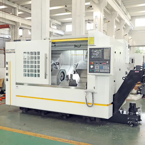 Precision CNC Cutting Machine with Double Turret for Metal Work