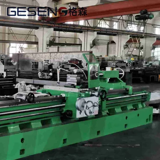 Cw6263e 5000mm Working Distance Horizontal Conventional Lathe Machine Tool Manual Working