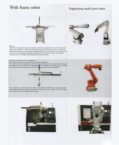 Flat Bed CNC Lathe Machine for Hard Rail