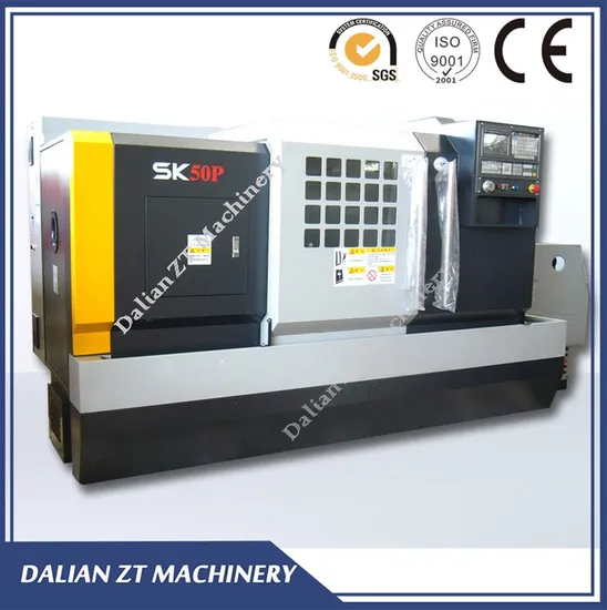 Reliable Heavy Cutting Economic CNC Flat Bed Lathe SK40P