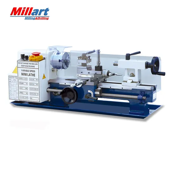 Variable Speed of Micro Lathe Machine Cj0618 Mini Bench Turning Machine