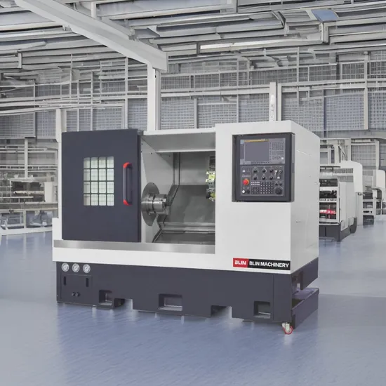 Slant Bed Lathe Turning Machine