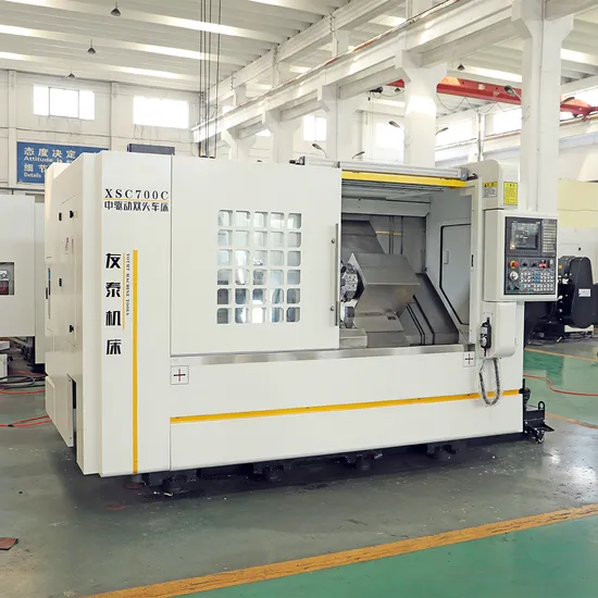 Versatile CNC Lathe with Double Side Turning for Enhanced Versatility