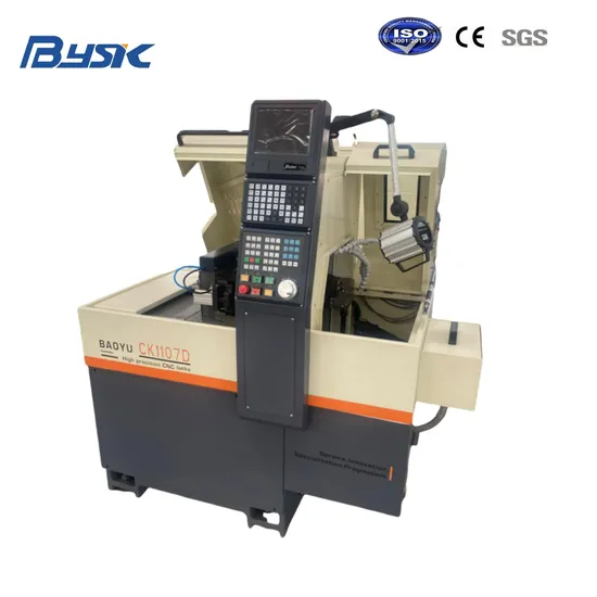 China Factory Precision CNC Turning Lathe Ck1107D CNC Swiss Lathe Machine for Metalcutting