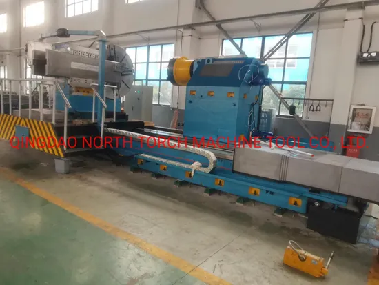 High Quality Heavy Duty Horizontal CNC Lathe for Turning 45t Cylinder, Steam Turbine