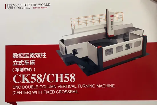 Ck5880 CNC Double Column Vertical Turning Center