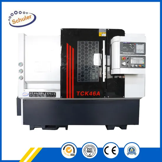 Tck46A Slant Bed GSK CNC Controller CNC Metal Lathe Machine