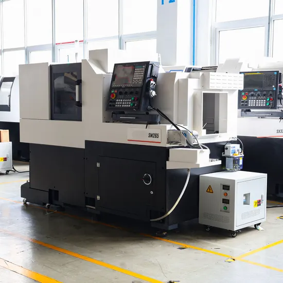 Swiss Turning Center for Automated Metal Cutting and Manufacturing