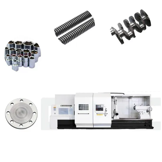 Heavy Duty High Precision CNC Lathe Machine Ck61125e with 10ton Loading Capacity