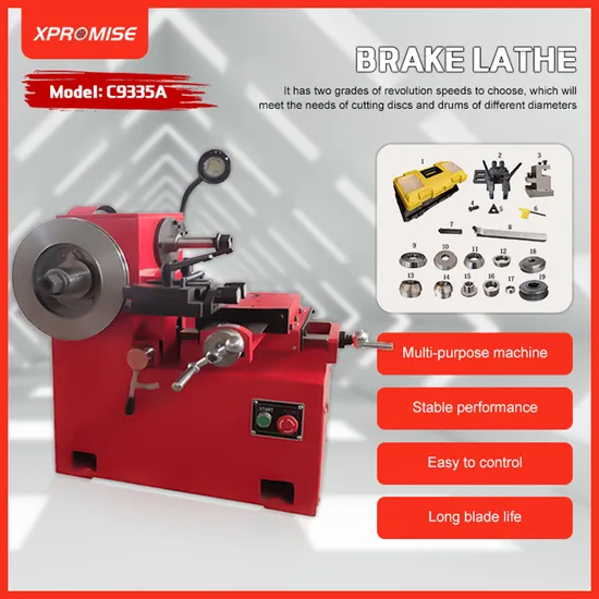 Chinese Manufacturer Brake Drum and Disc Cutting Machine Brake Lathe Machine