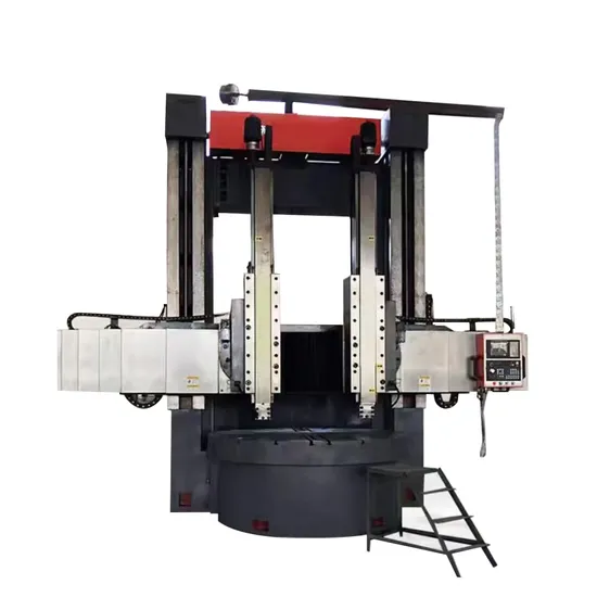 CNC Double Column Vertical Lathe Square RAM Heavy Cutting Electric Tool Table