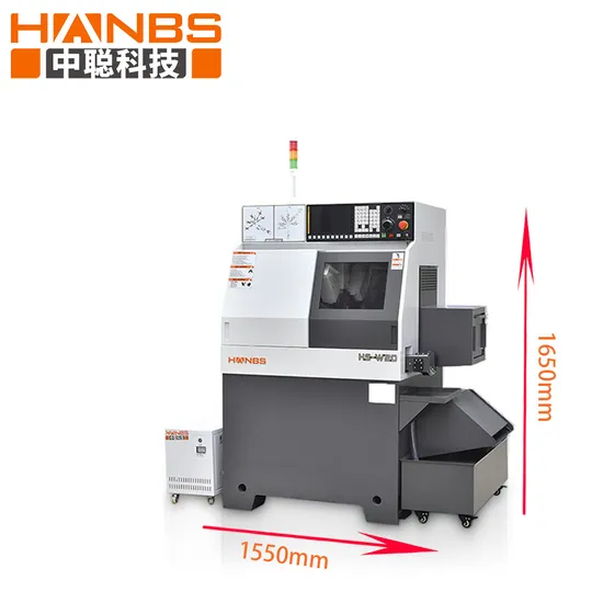 Hanbs Swiss Type CNC Precision Lathe with Five Tool Simultaneous Precision CNC Machine