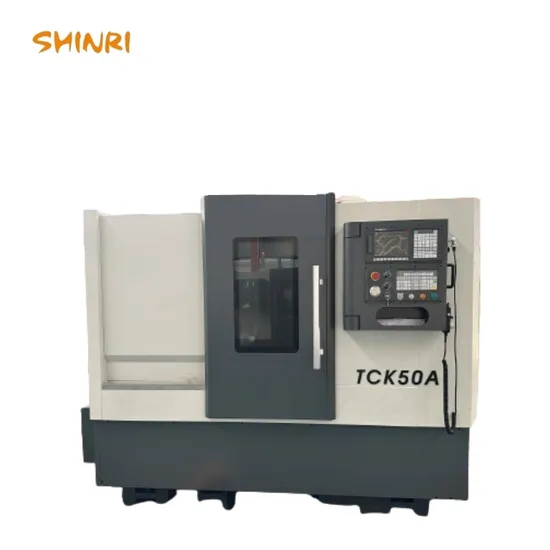 Tck50A-500 Slant Bed and Linear Guide Way CNC Lathe Processing Length 500mm