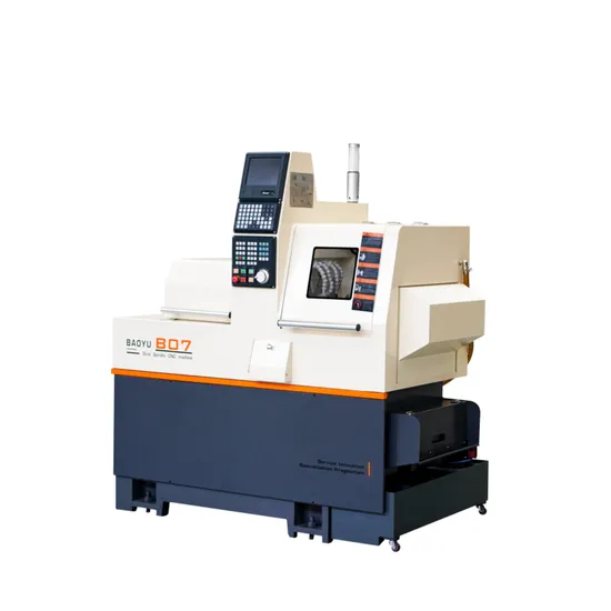 High Precision Automatic Swiss Type CNC Lathe Machine for Slender-Workpieces Processing