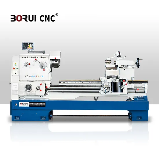 High Procession Manual Lathe Ca6280b Gap Bed Lathe Machine