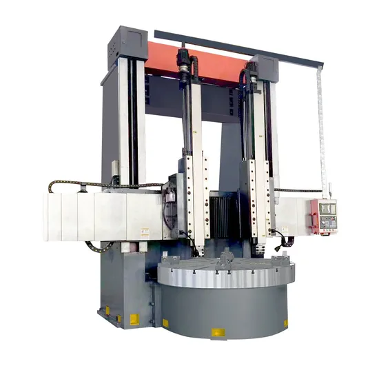 CNC Double-Column Vertical Lathe Gravity Cutting Electric Tool Table