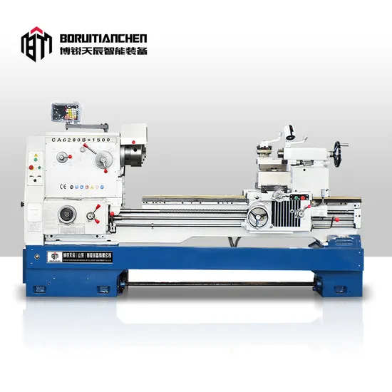 High Procession Conventional Manual Lathe Ca6280b Parts Machining Lathe Machine Gap Bed Turning Lathe