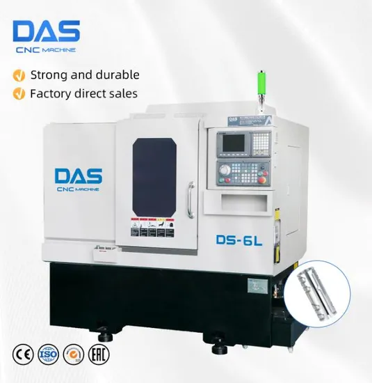 Hydraulic Collet Chuck Good Service Linear Guide Rail Slant Bed CNC Lathe Machine
