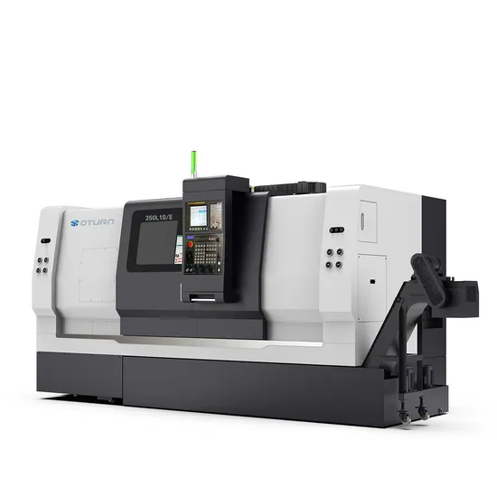 High Precision Slant Bed CNC Lathe E250L10 with Rigid Structure