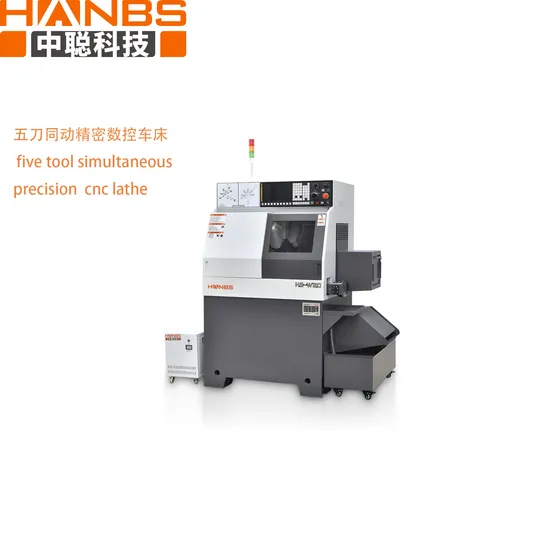 Hanbs Hot Machine Model W20/15 Swiss Type CNC Lathe in High Rigidity and Accuracy