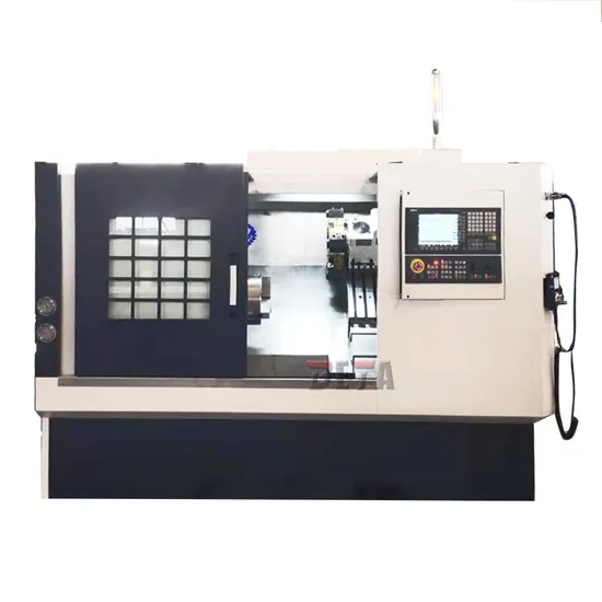 Precision Taiwan Linear Guideway Slant Bed CNC Lathe Machine Tck6350