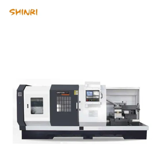 Ck61125e 3-Gear Spindle Speed Hard Rail High Rigidity Flat Bed CNC Lathe Machine Tool