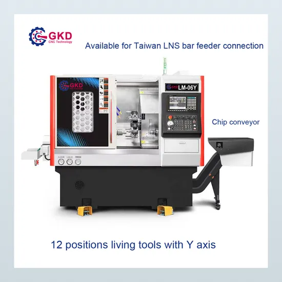 Dual Spindles CNC Lathe with 0-4500rpm Main Spindle Speed and Y Axis