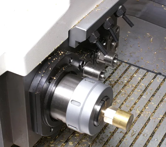 State-of-The-Art Swiss Type CNC Lathe Machine Sm 385 for High Precision Work